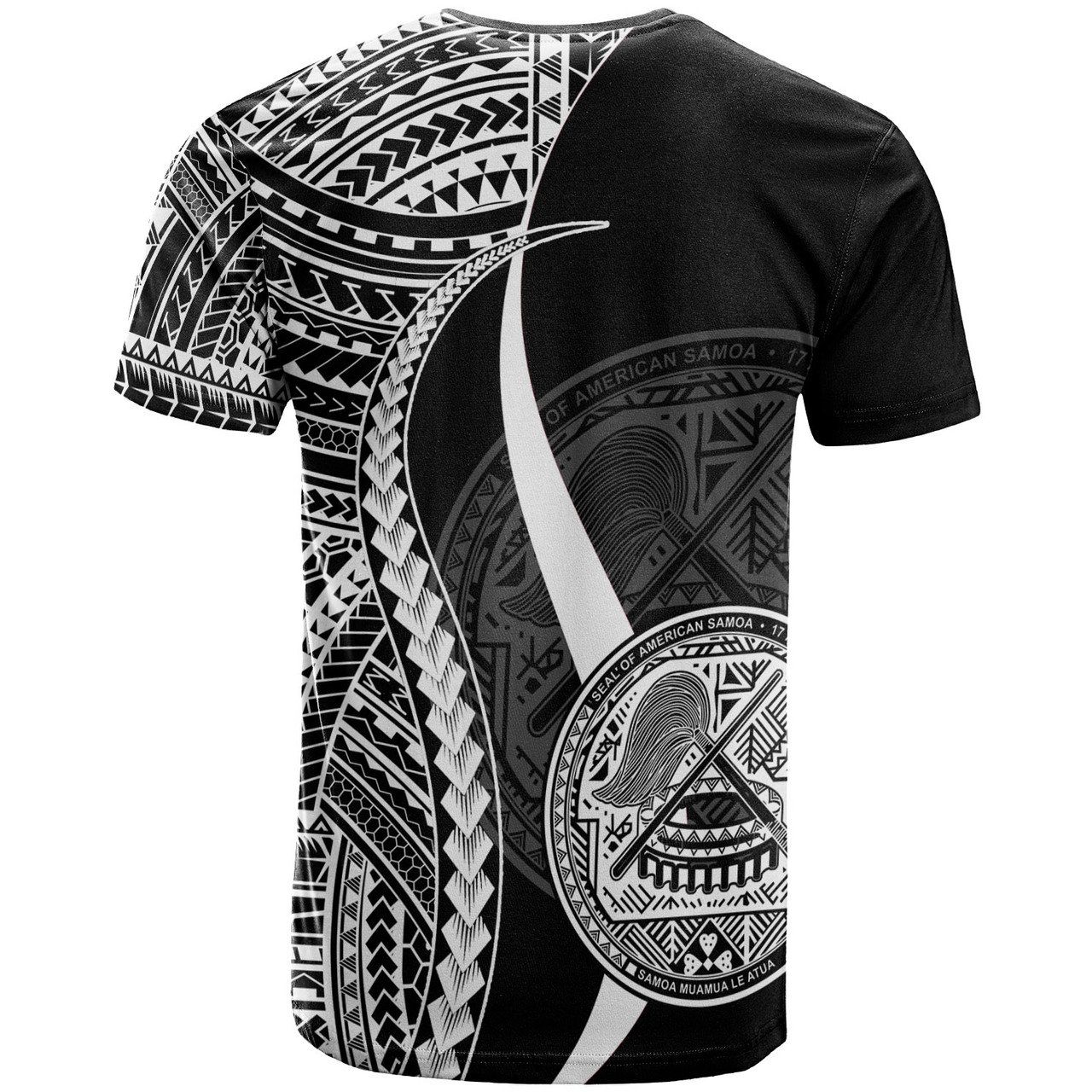 American Samoa T-Shirt - Polynesian Tentacle Tribal Pattern