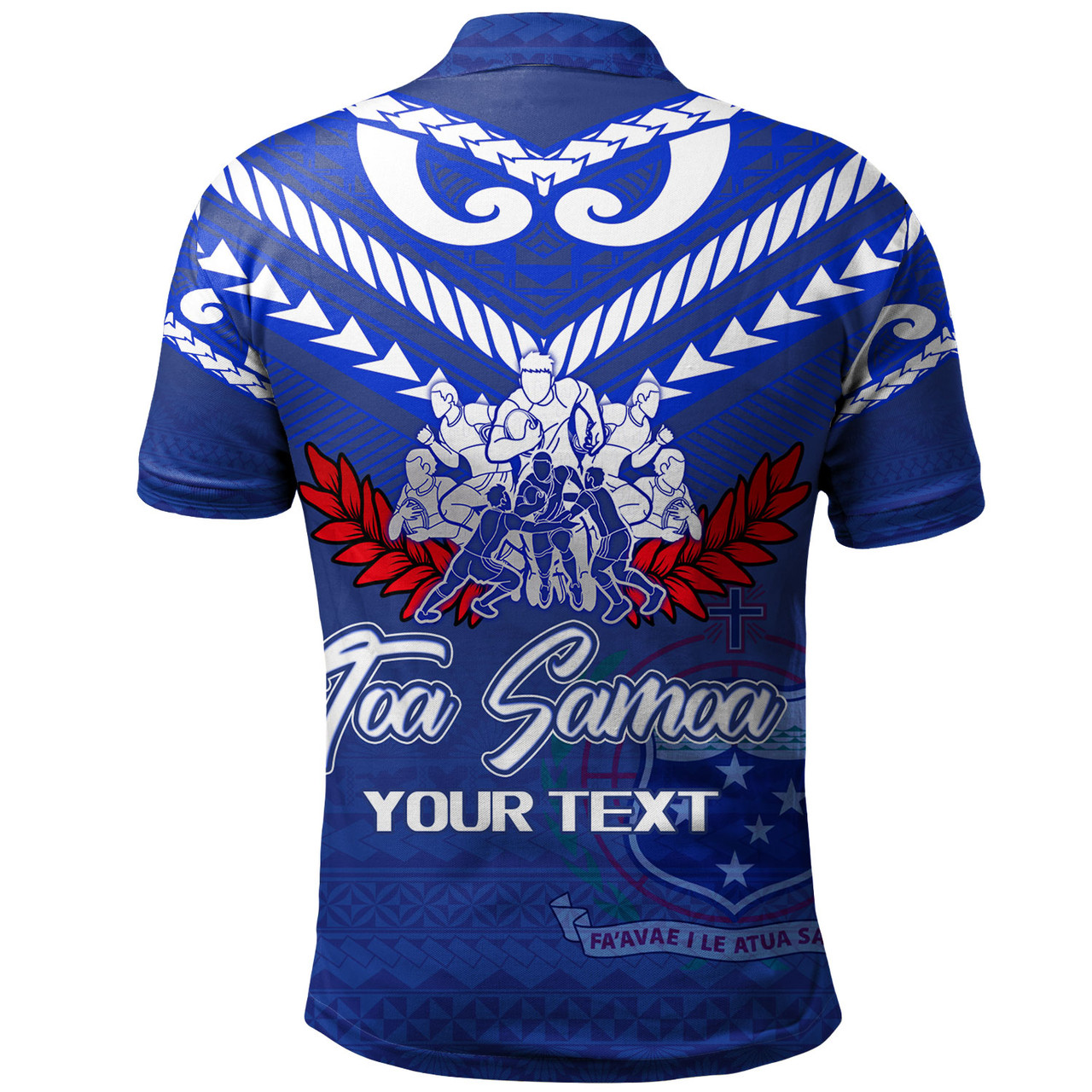 Samoa Polo Shirt Toa Samoa Tribal Pattern