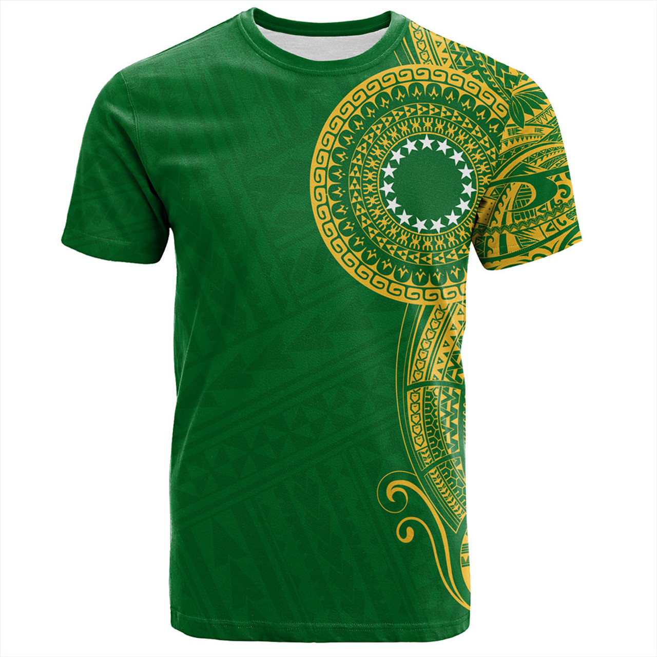 Cook Islands T-Shirt Tribal Tattoo Circle