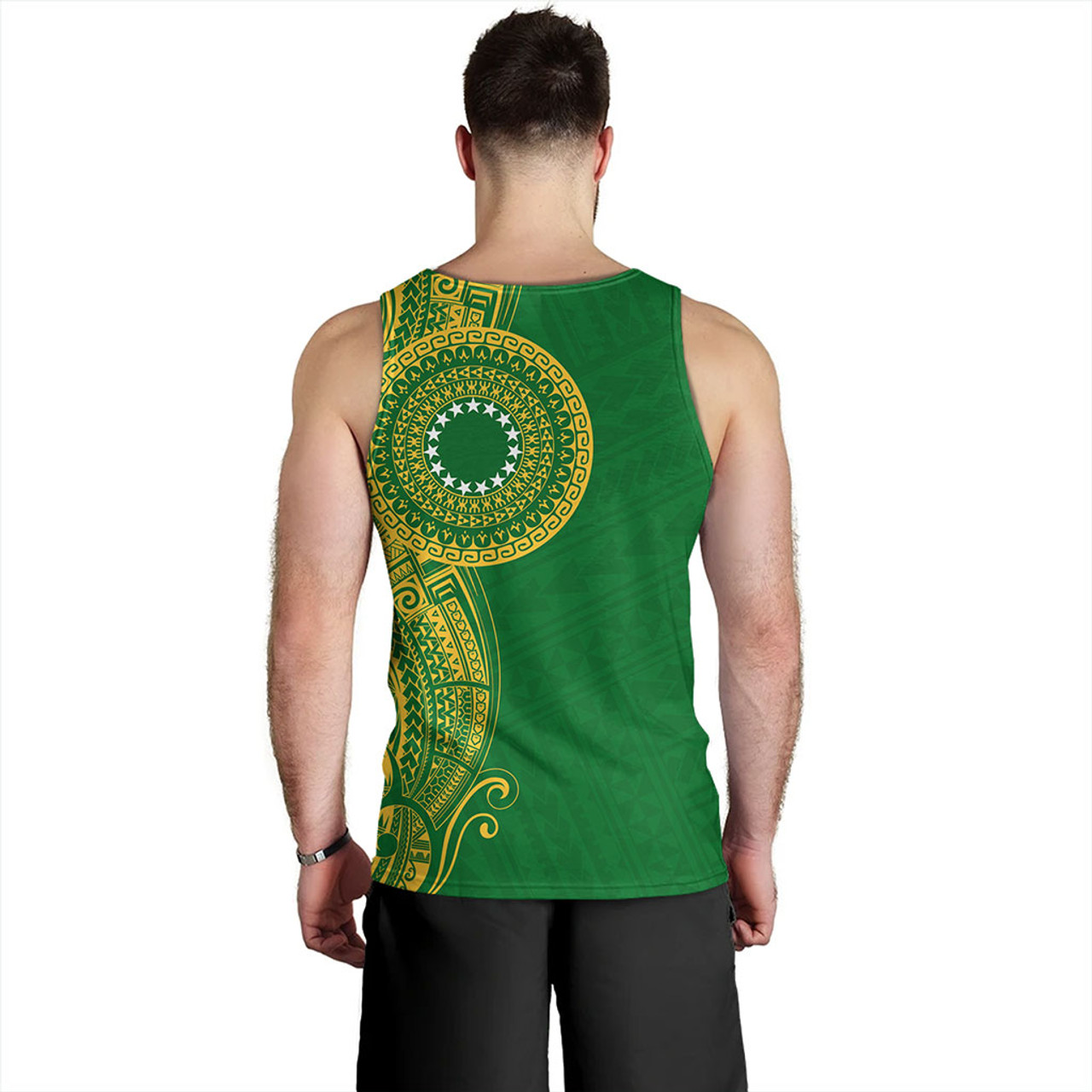 Cook Islands Tank Top Tribal Tattoo Circle