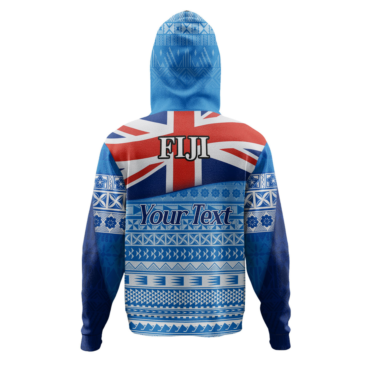 Fiji Hoodie Tapa Fijian Seamless Pattern