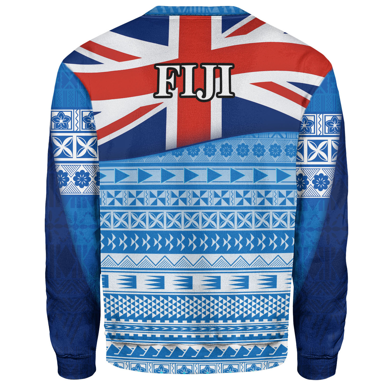 Fiji Sweatshirt Tapa Fijian Seamless Pattern