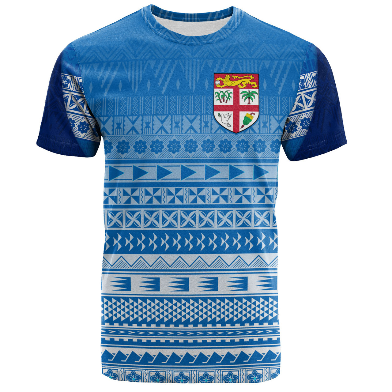 Fiji T-Shirt Tapa Fijian Seamless Pattern