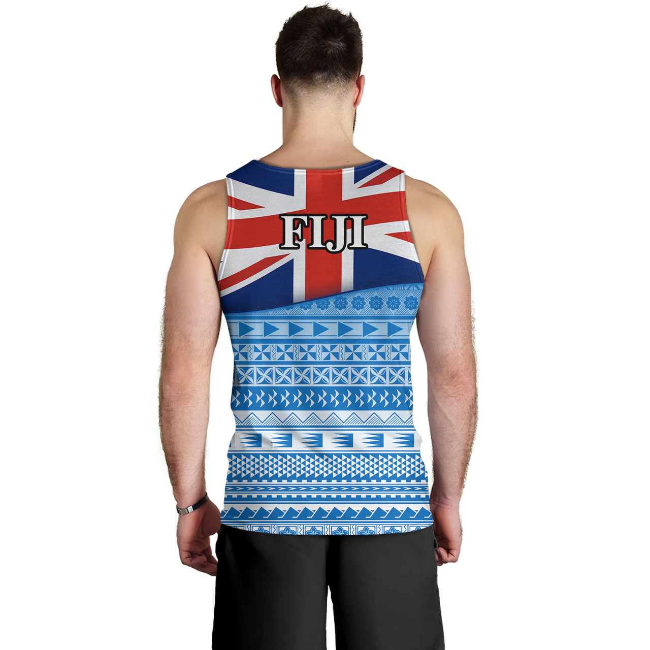 Fiji Tank Top Tapa Fijian Seamless Pattern