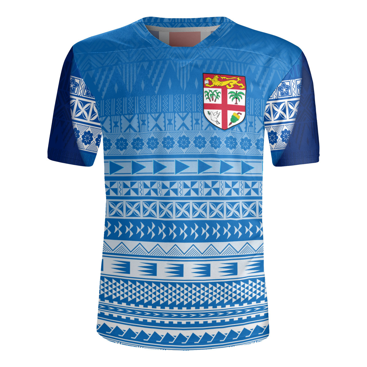 Fiji Custom Personalised Rugby Jersey Tapa Fijian Seamless Pattern