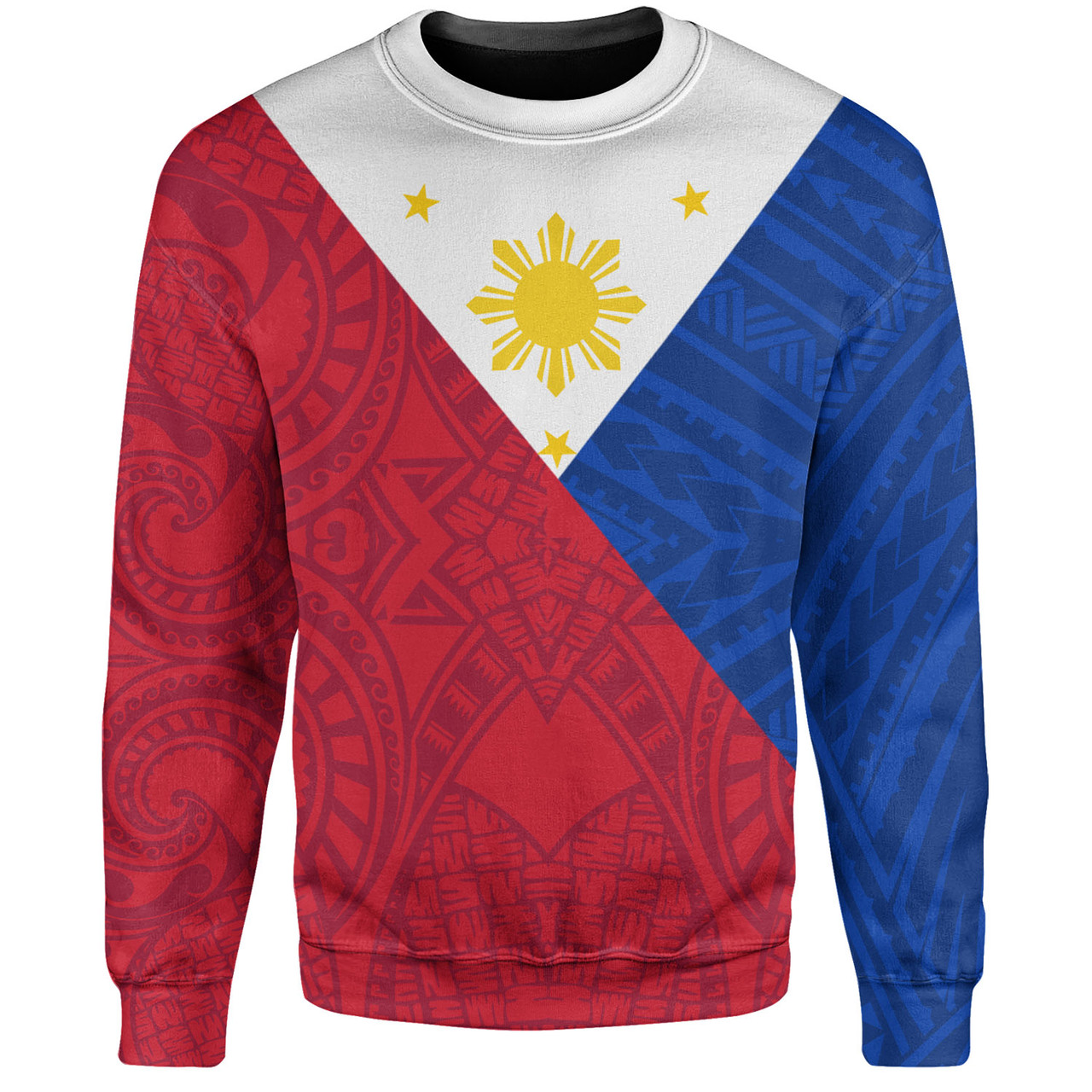 Philippines Filipinos Sweatshirt Flag Style