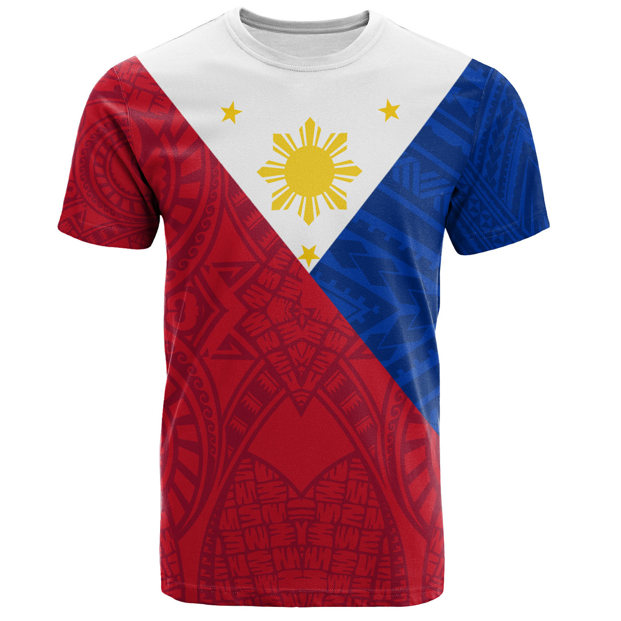 Philippines Filipinos T-Shirt Flag Style