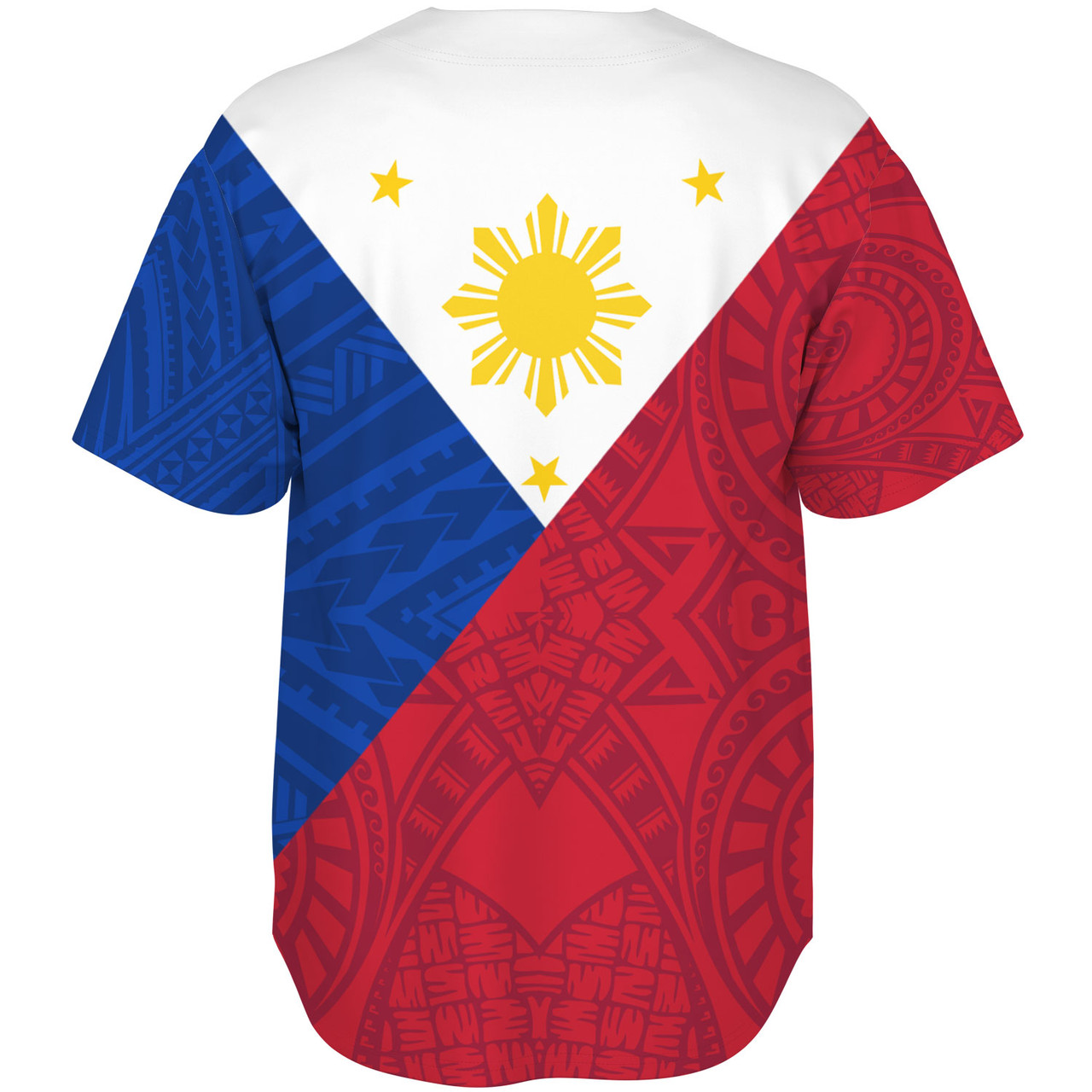 Philippines Filipinos Baseball Shirt Flag Style