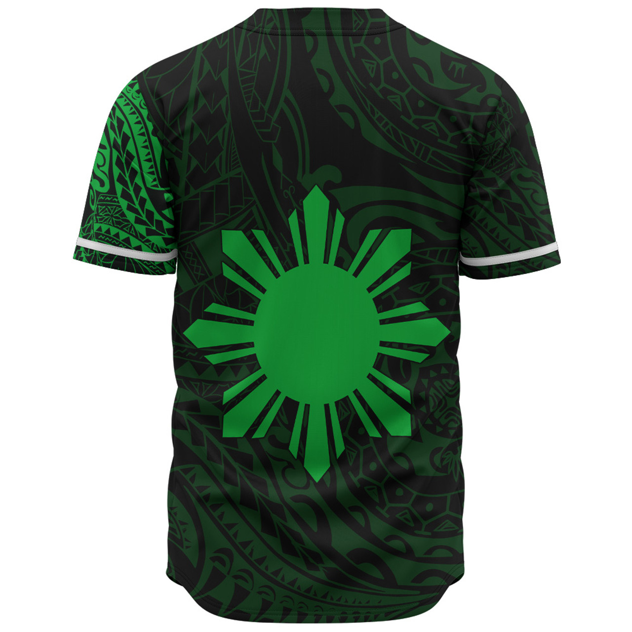 Philippines Filipinos Polynesian Tattoo Style Baseball Shirt