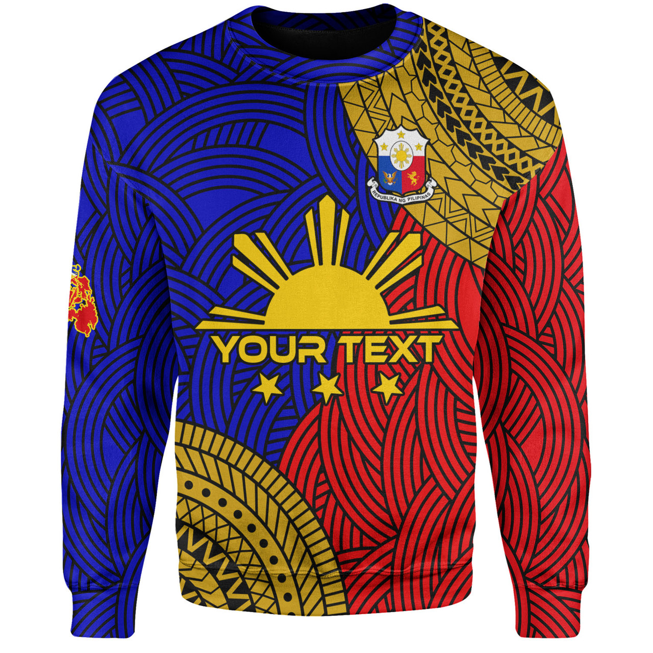 Philippines Filipinos Custom Personalised Sweatshirt Philippines Pride