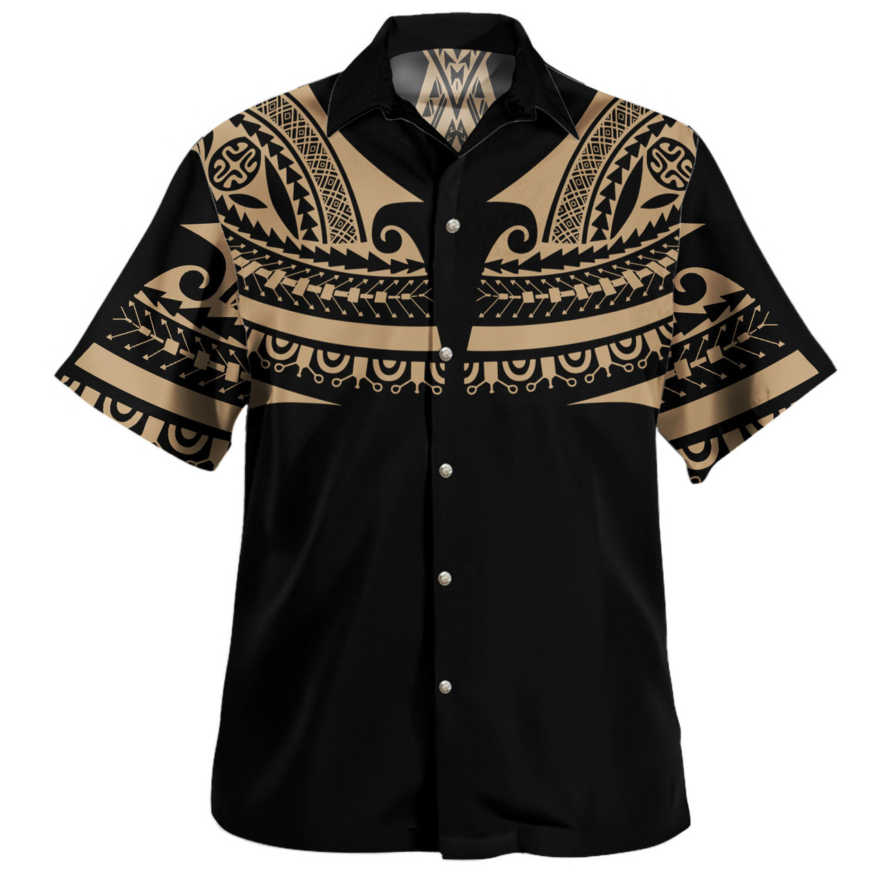 Polynesian Custom Personalised Hawaiian Shirt Polynesian Tattoo Style