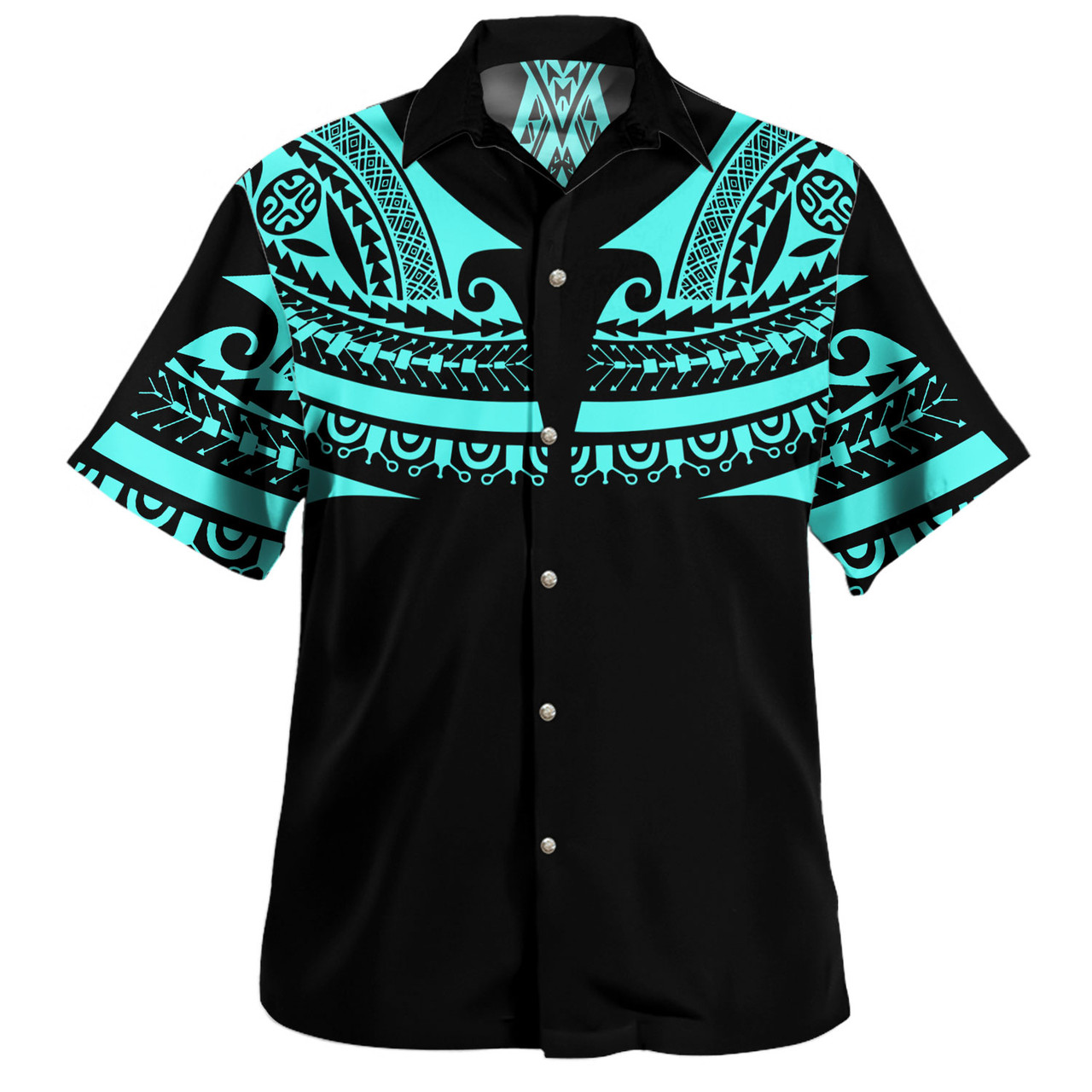 Polynesian Custom Personalised Hawaiian Shirt Polynesian Tattoo Style