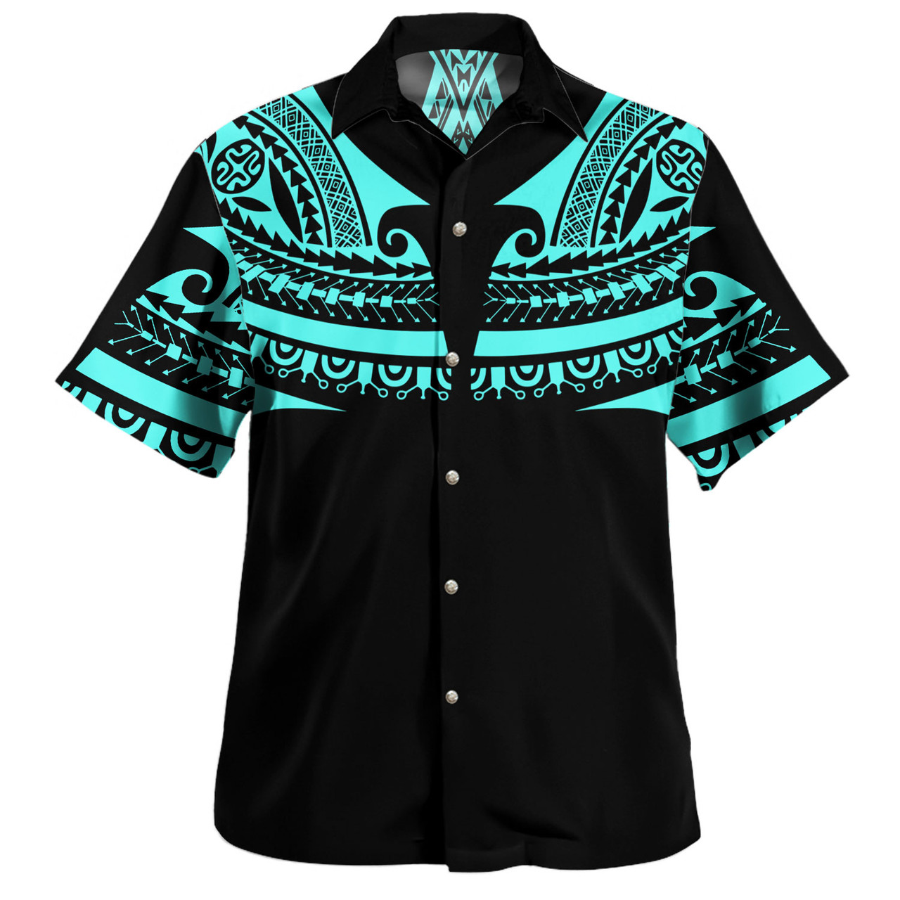 Polynesian Custom Personalised Hawaiian Shirt Polynesian Tattoo Style