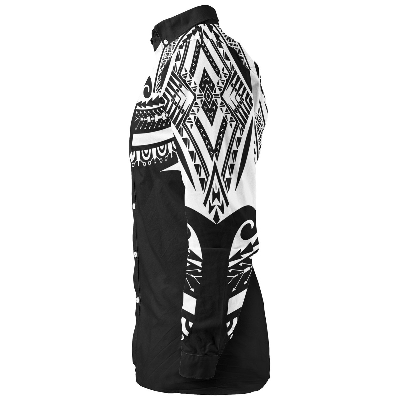 Polynesian Custom Personalised Long Sleeve Shirt Polynesian Tattoo Style