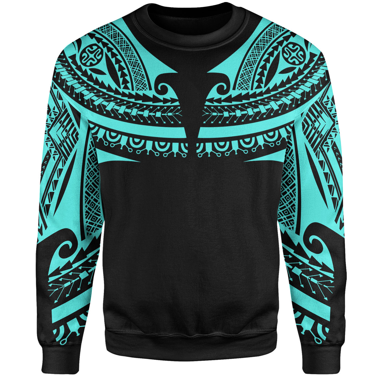 Polynesian Custom Personalised Sweatshirt Polynesian Tattoo Style