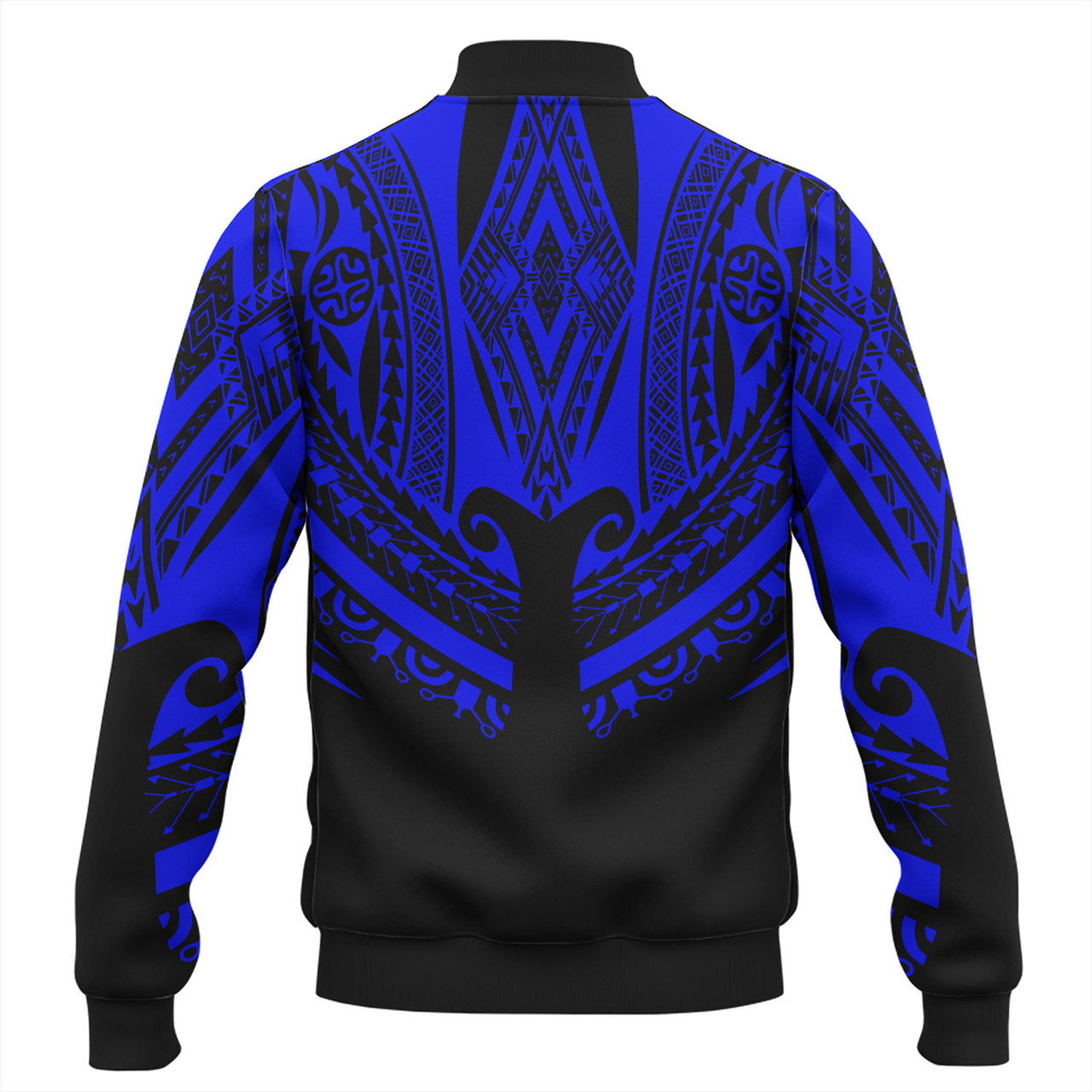 Polynesian Custom Personalised Baseball Jacket Polynesian Tattoo Style