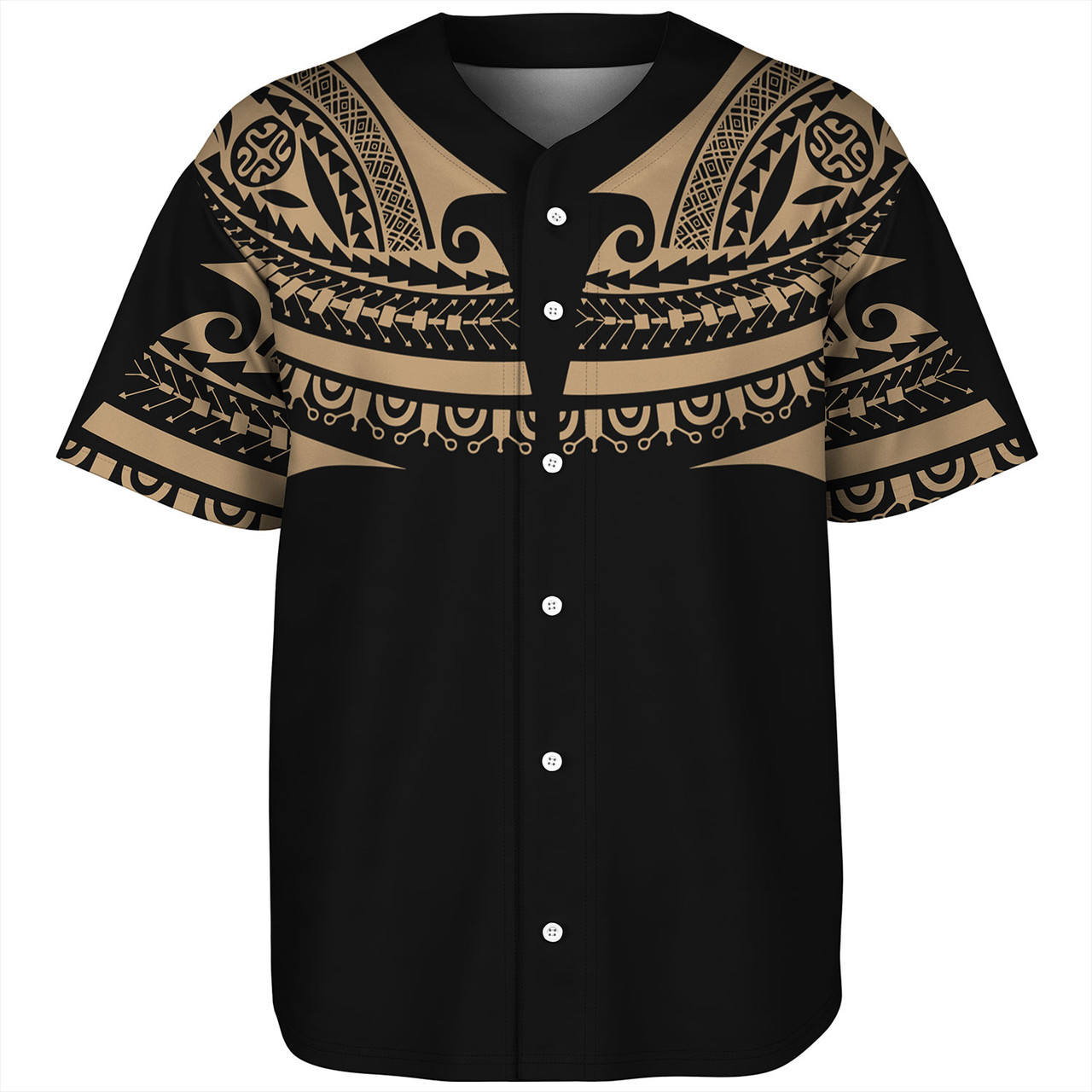 Polynesian Custom Personalised Baseball Shirt Polynesian Tattoo Style