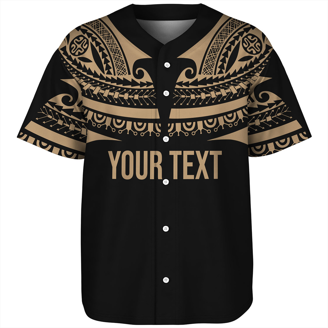 Polynesian Custom Personalised Baseball Shirt Polynesian Tattoo Style