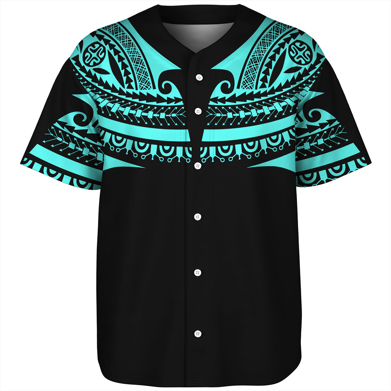 Polynesian Custom Personalised Baseball Shirt Polynesian Tattoo Style