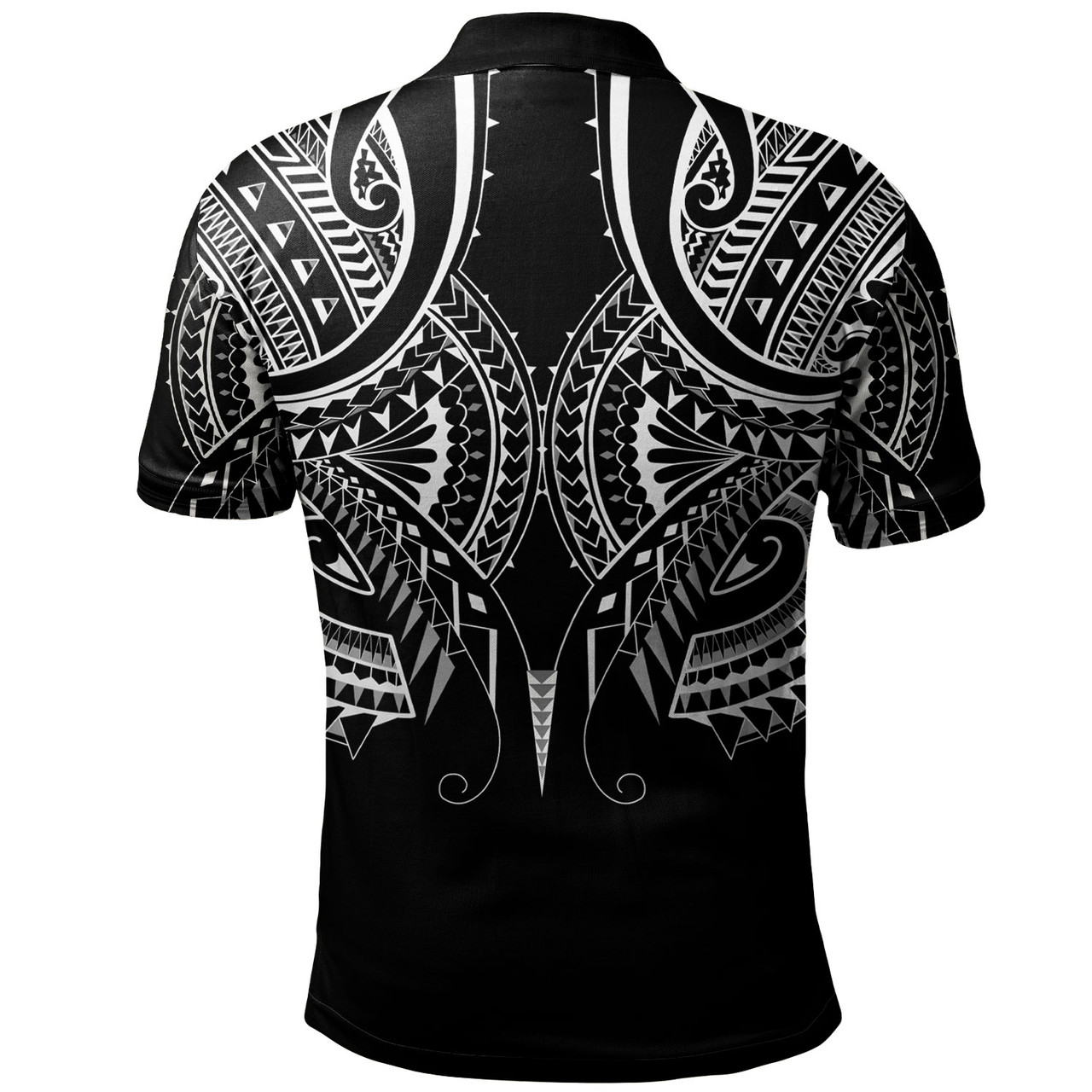 Hawaii Custom Personalised Polo Shirt Black Polynesian Tribal Tatau Design