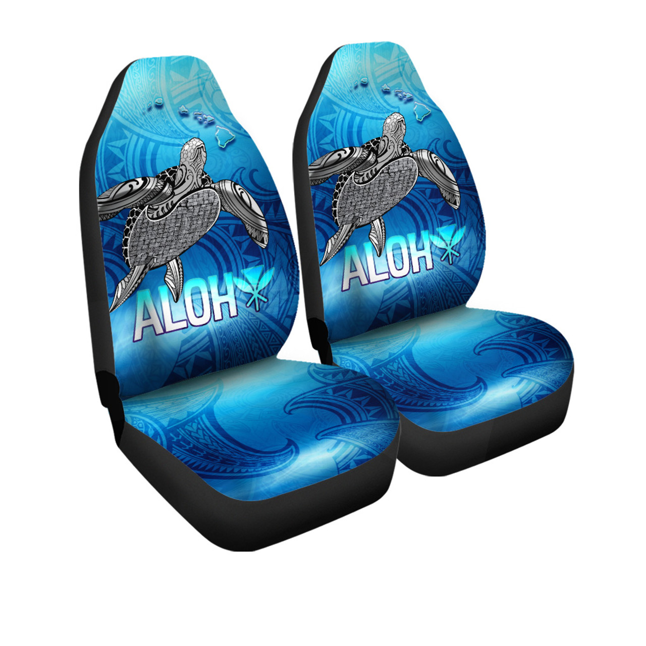 Hawaii Car Seat Covers Aloha Turtle Ocean Style