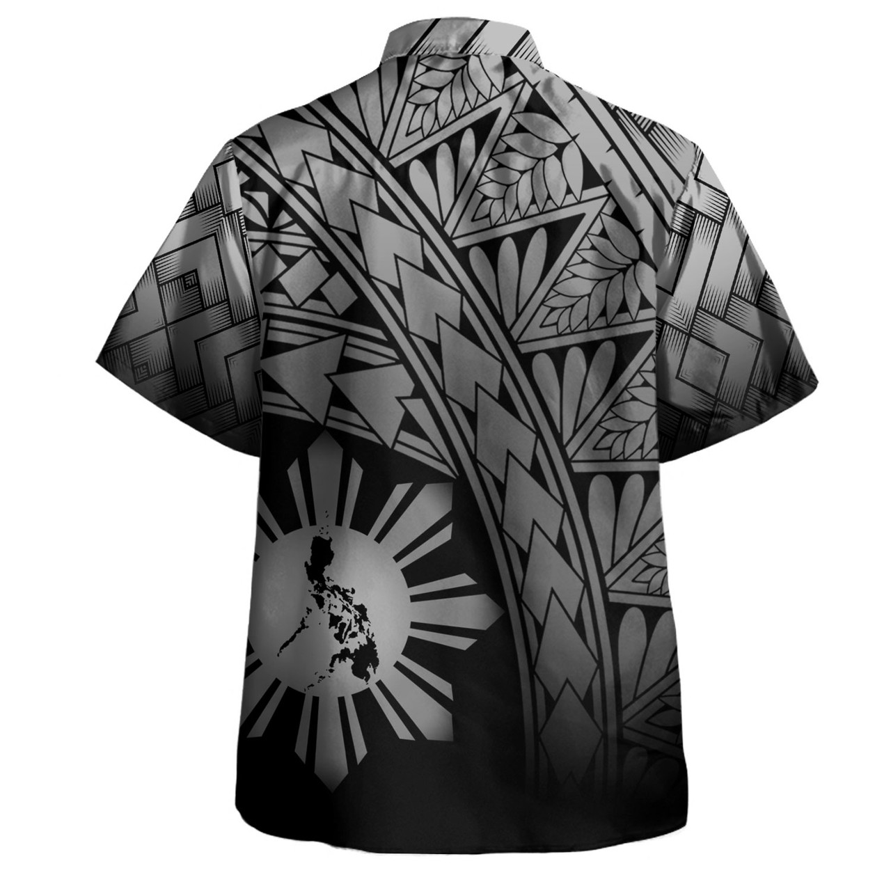 Philippines Filipinos Custom Personalised Hawaiian Shirt Plumeria Tattoo Tribal