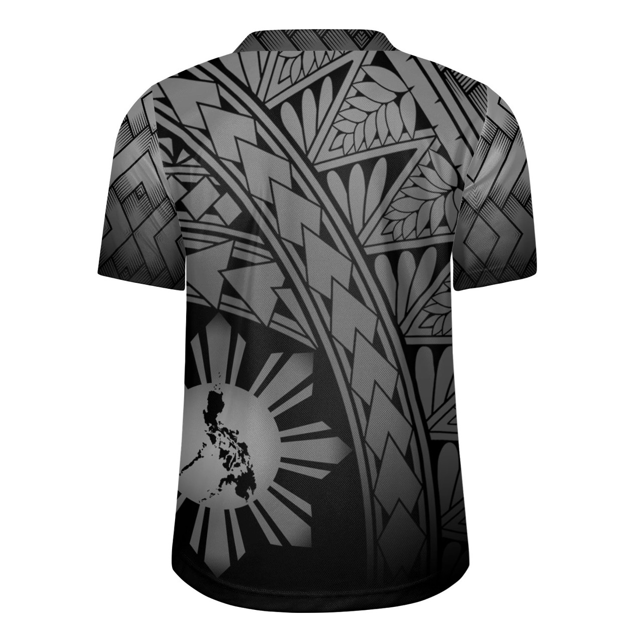 Philippines Filipinos Custom Personalised Rugby Jersey Plumeria Tattoo Tribal