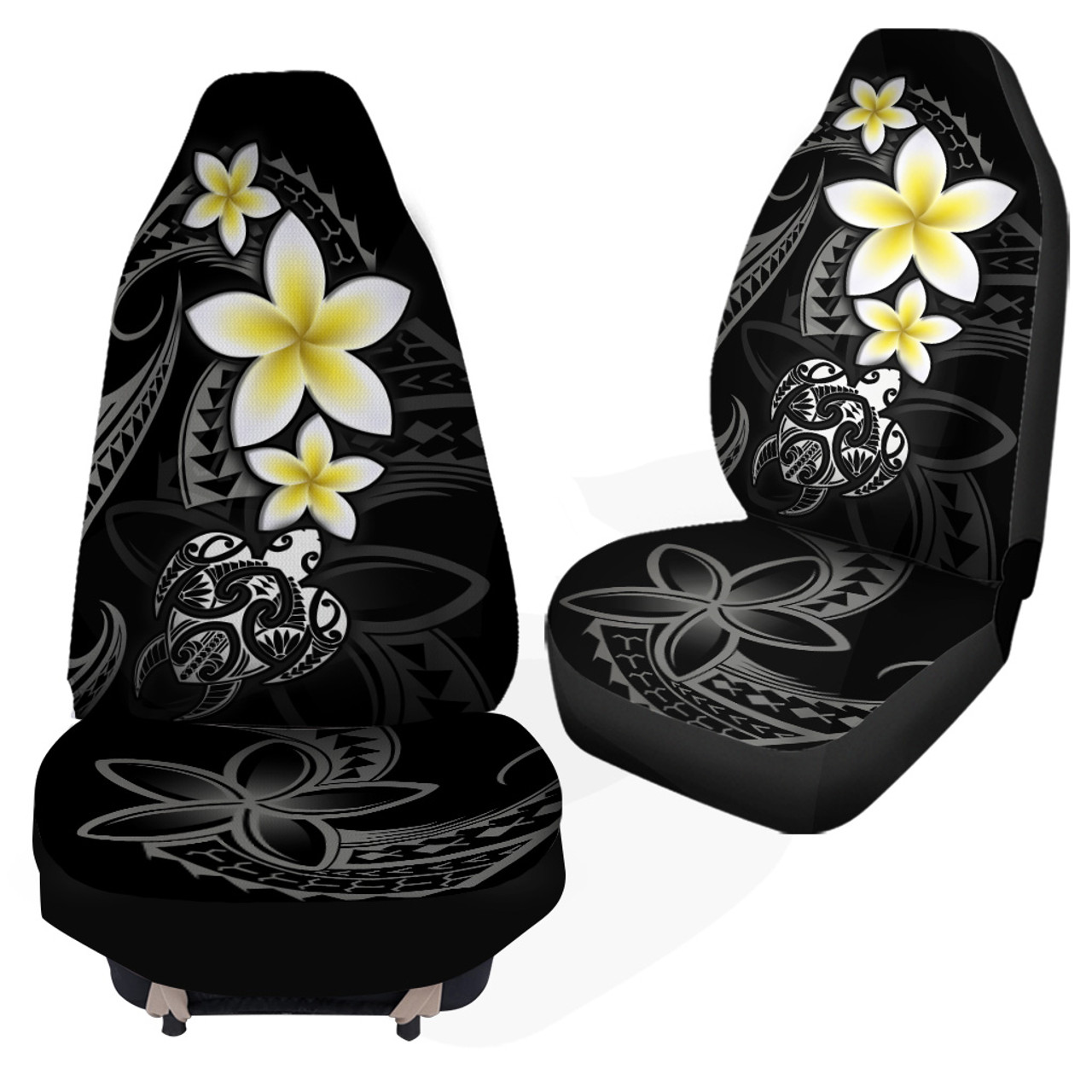 Hawaii Car Seat Covers Hawaiian Turtle Honu Plumeria Tribal Tattoo