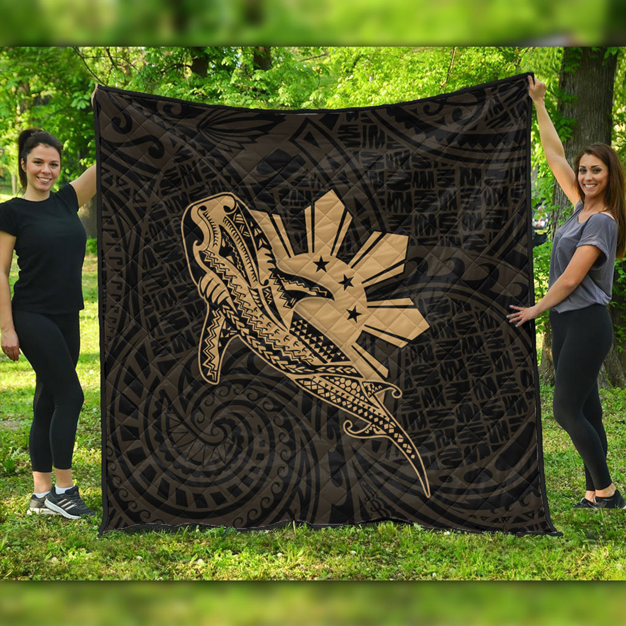 Philippines Filipinos Premium Quilt Tribal Whale Shark