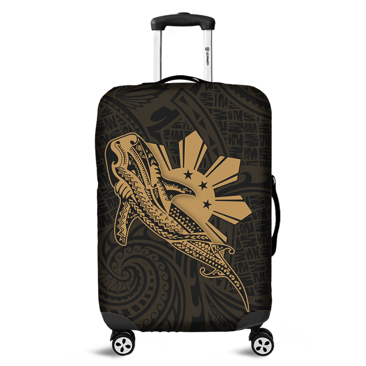 Philippines Filipinos Luggage Cover Tribal Whale Shark