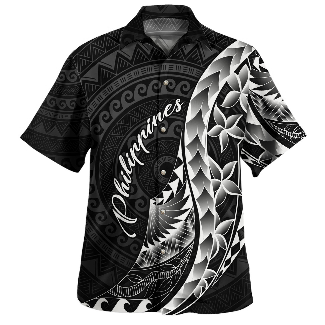 Philippines Filipinos Custom Personalised Hawaiian Shirt Filipinos Sun Tribal Patterns Style