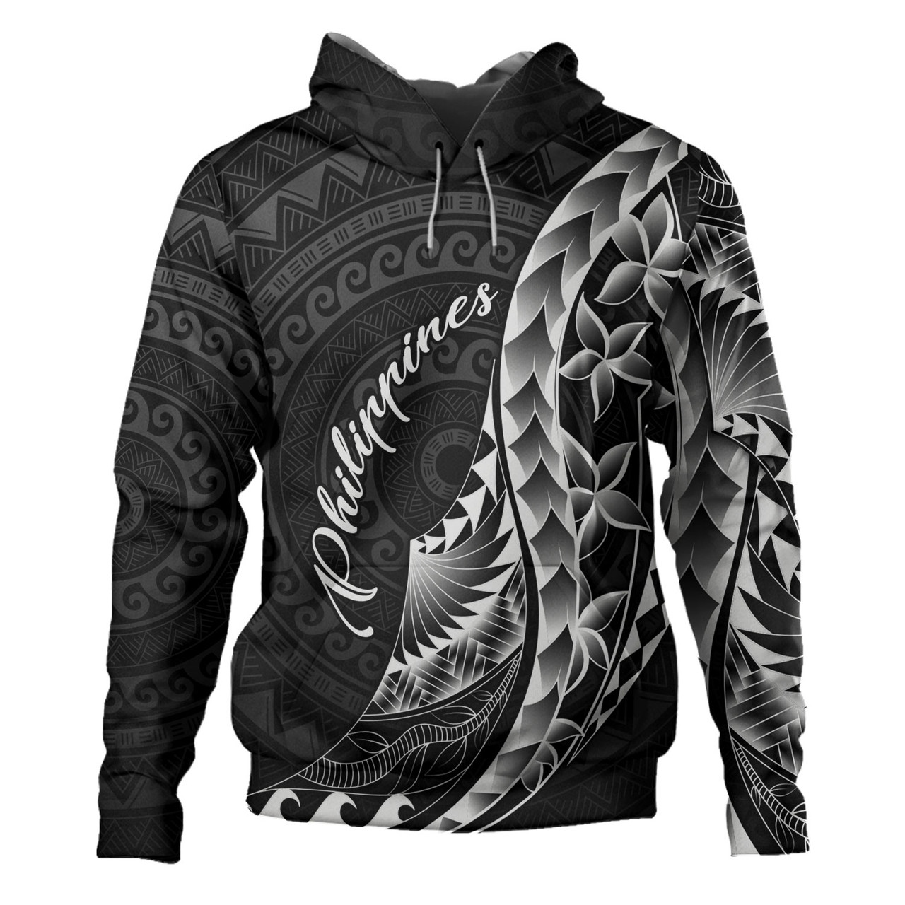 Philippines Filipinos Custom Personalised Hoodie Filipinos Sun Tribal Patterns Style