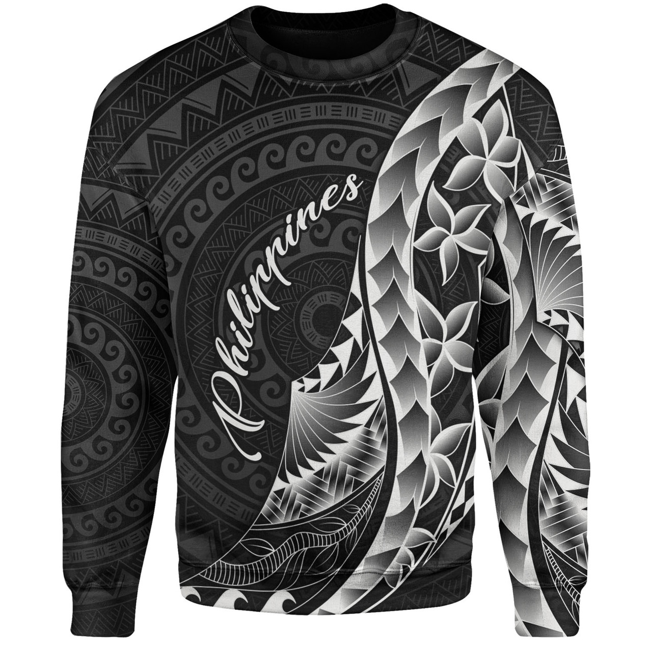 Philippines Filipinos Custom Personalised Sweatshirt Filipinos Sun Tribal Patterns Style