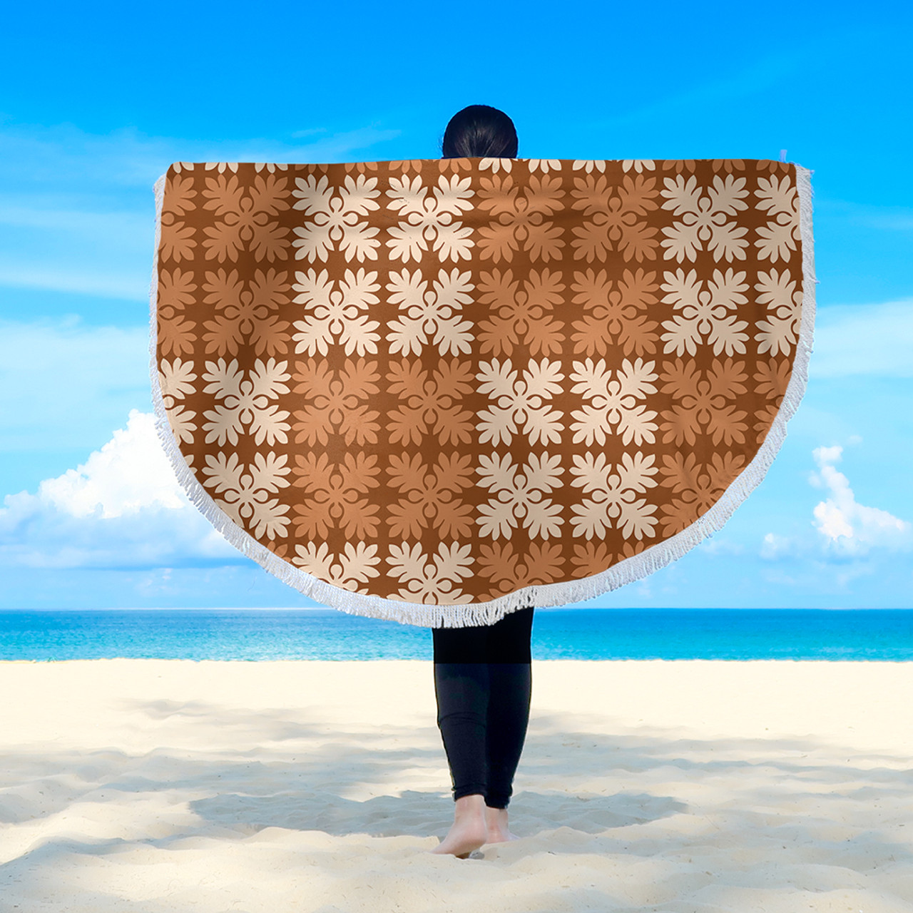 Hawaii Beach Blanket Traditional Design Pattern