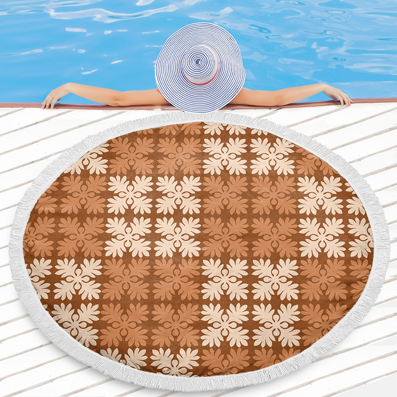 Hawaii Beach Blanket Traditional Design Pattern