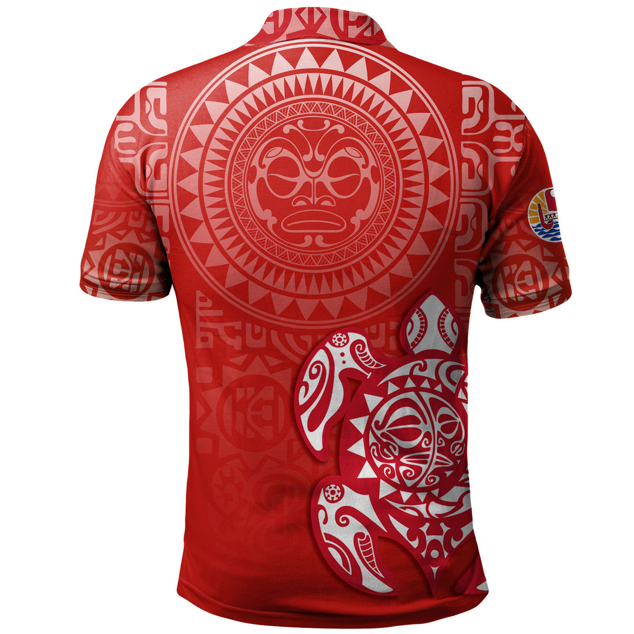 Tahiti Polo Shirt Tahitian Tribal Tattoos Style