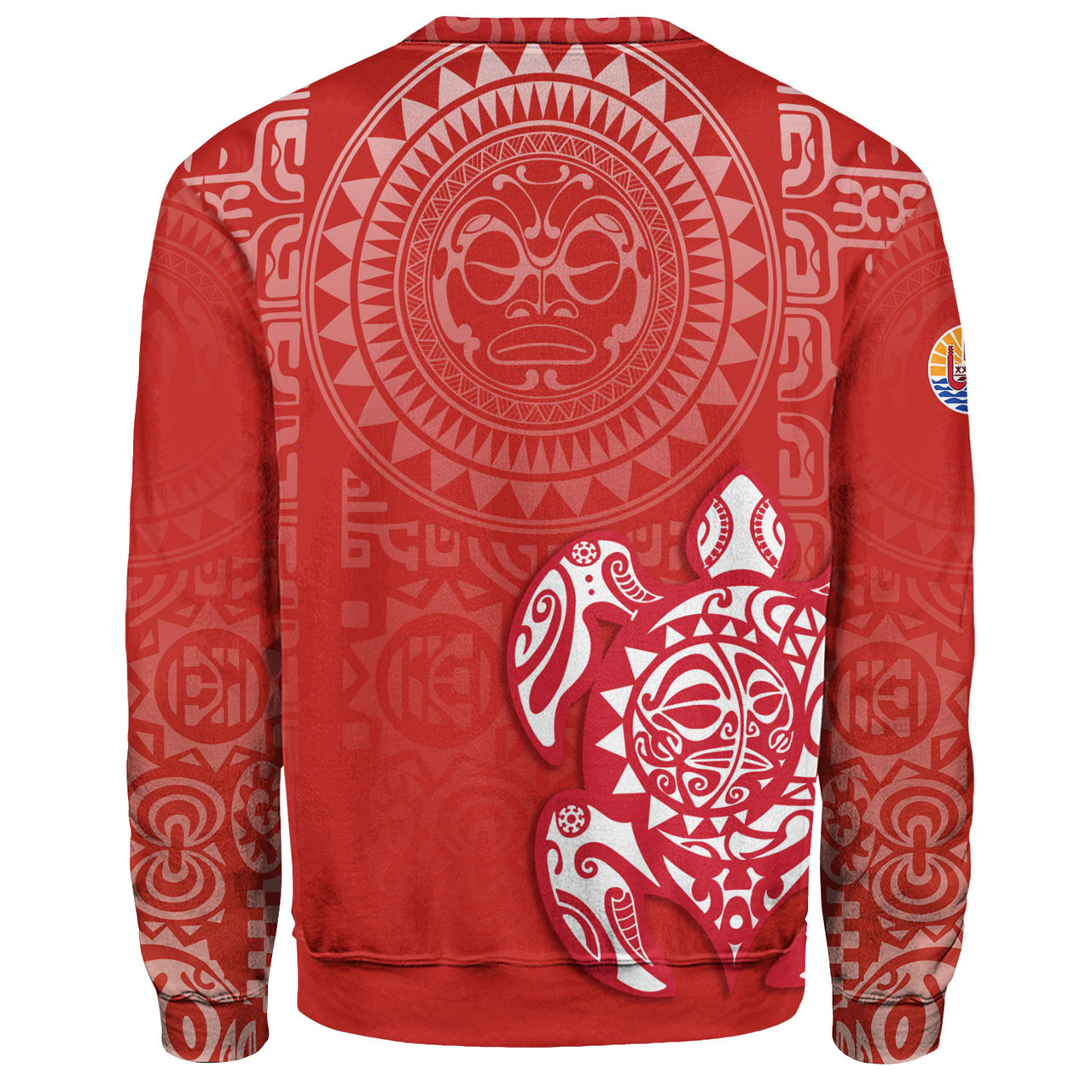 Tahiti Sweatshirt Tahitian Tribal Tattoos Style