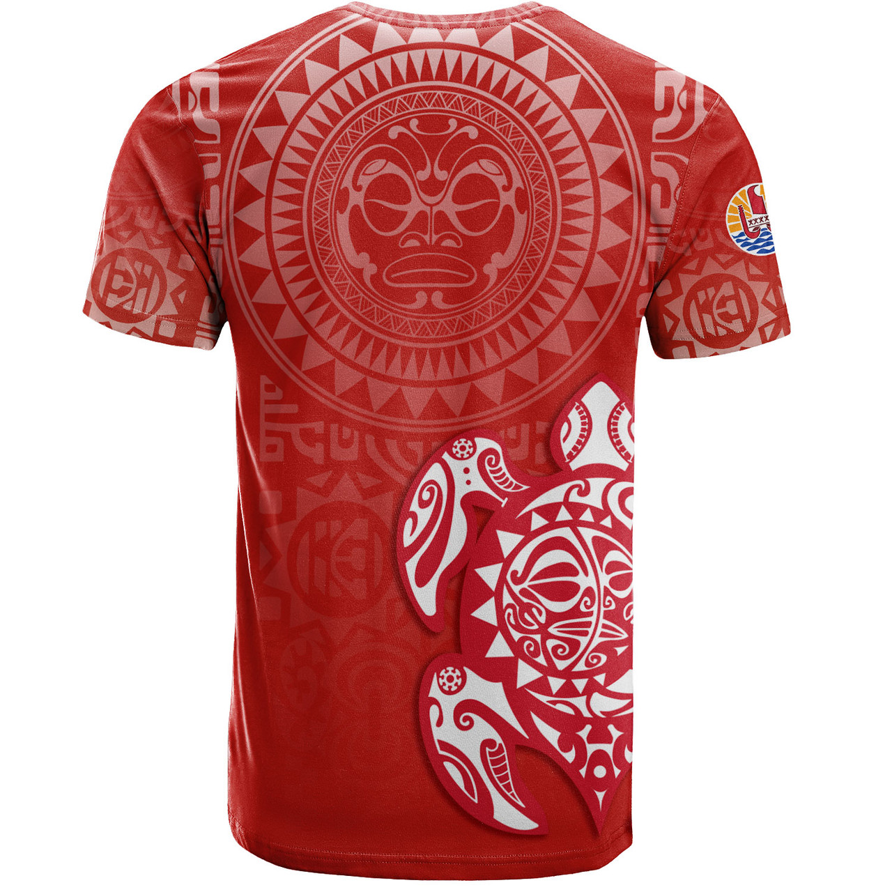 Tahiti T-Shirt Tahitian Tribal Tattoos Style