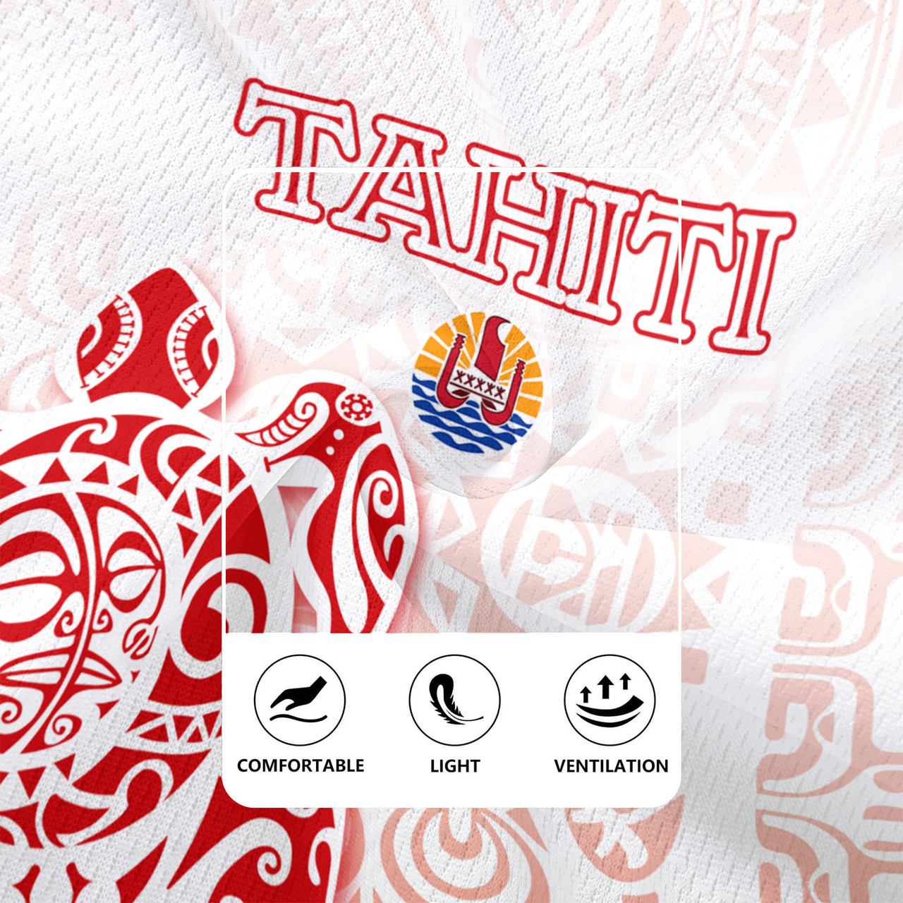 Tahiti Rugby Jersey Tahitian Tribal Tattoos Style