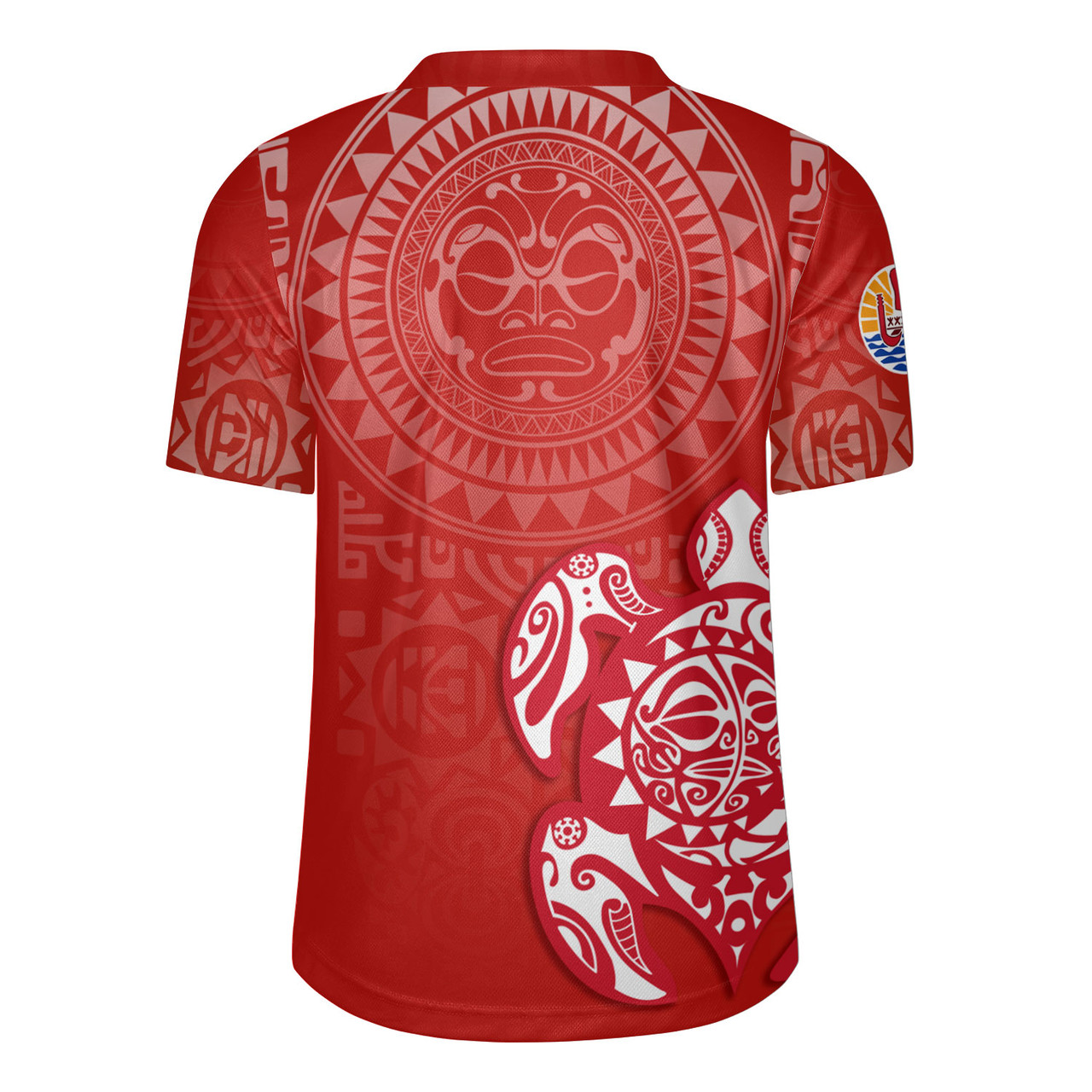 Tahiti Rugby Jersey Tahitian Tribal Tattoos Style