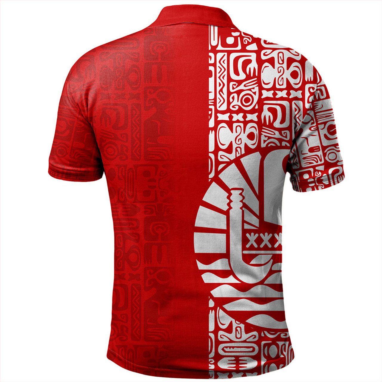 Tahiti Polo Shirt Pattern Tribal