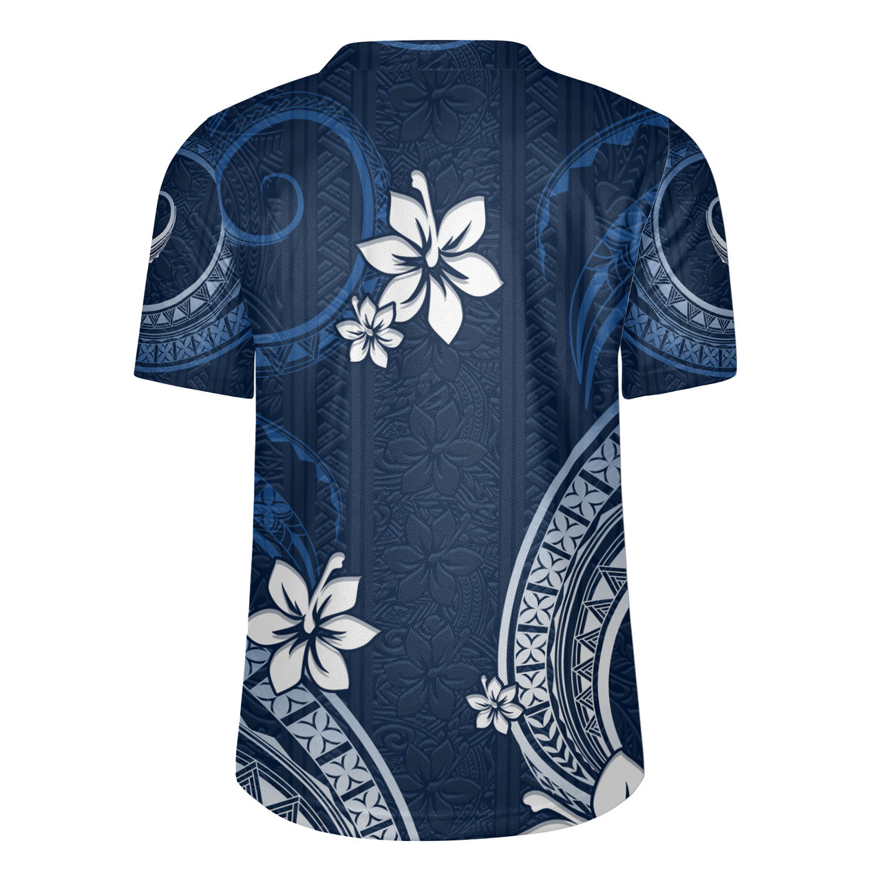 Philippines Filipinos Rugby Jersey Philippines White Hibiscus Flowers Tribal Pattern