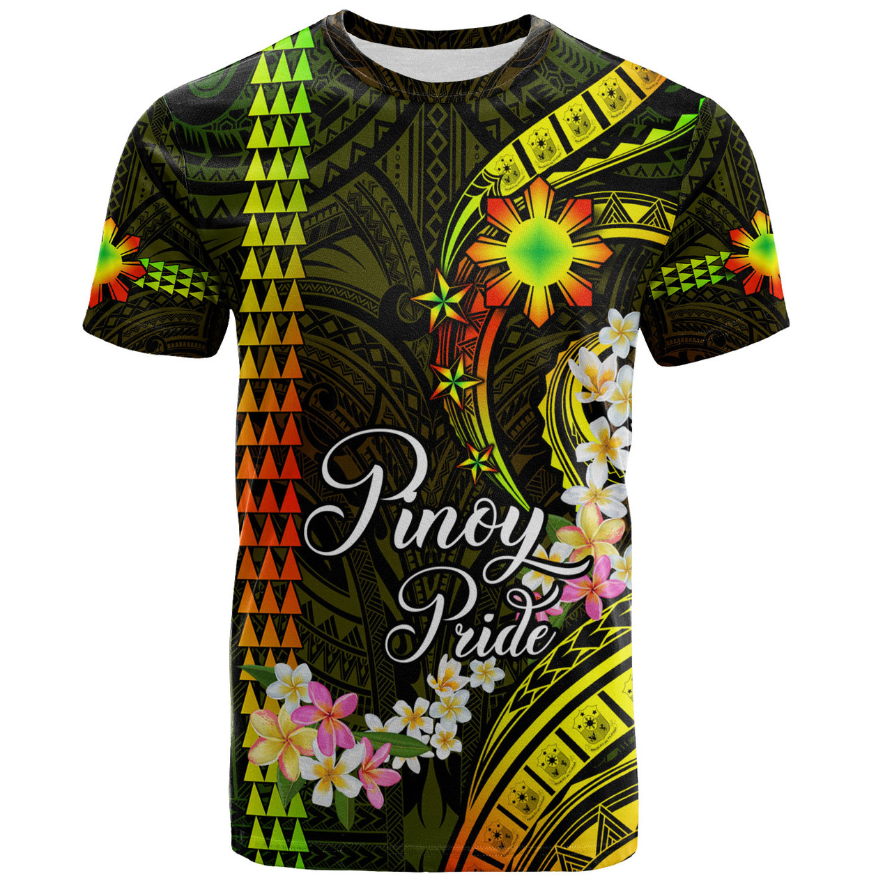 Philippines Filipinos T-Shirt Pinoy Pride Tribal Patterns Curve Style