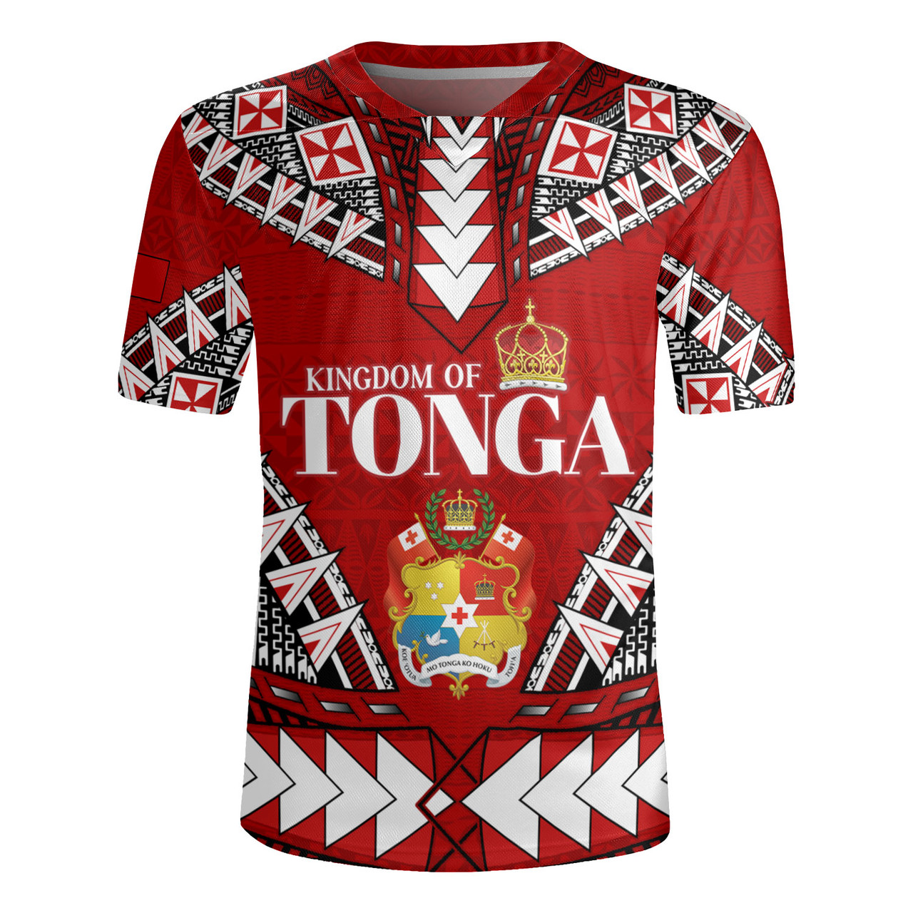 Tonga Rugby Jersey Kingdom Of Tonga Tribal Patterns