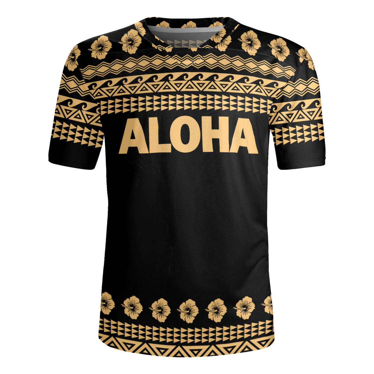 Hawaii Custom Personalised Rugby Jersey Aloha Turtle With Traditional Hawaiian