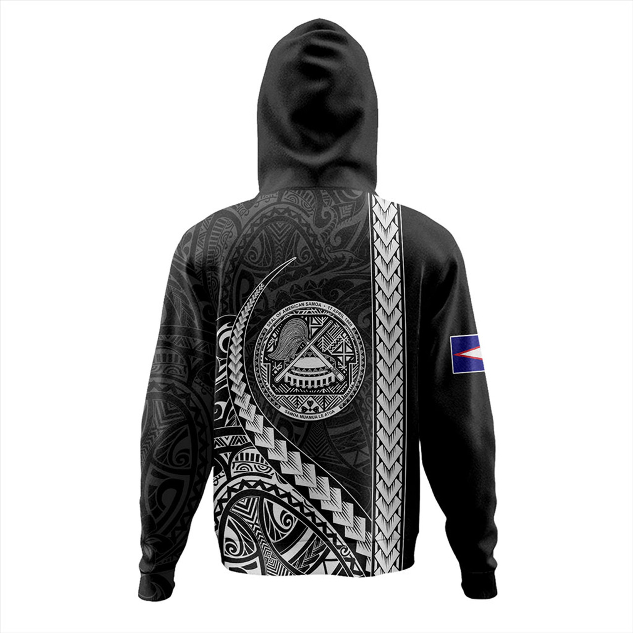 American Samoa Hoodie Samoa Tribal Polynesian Coat Of Arms