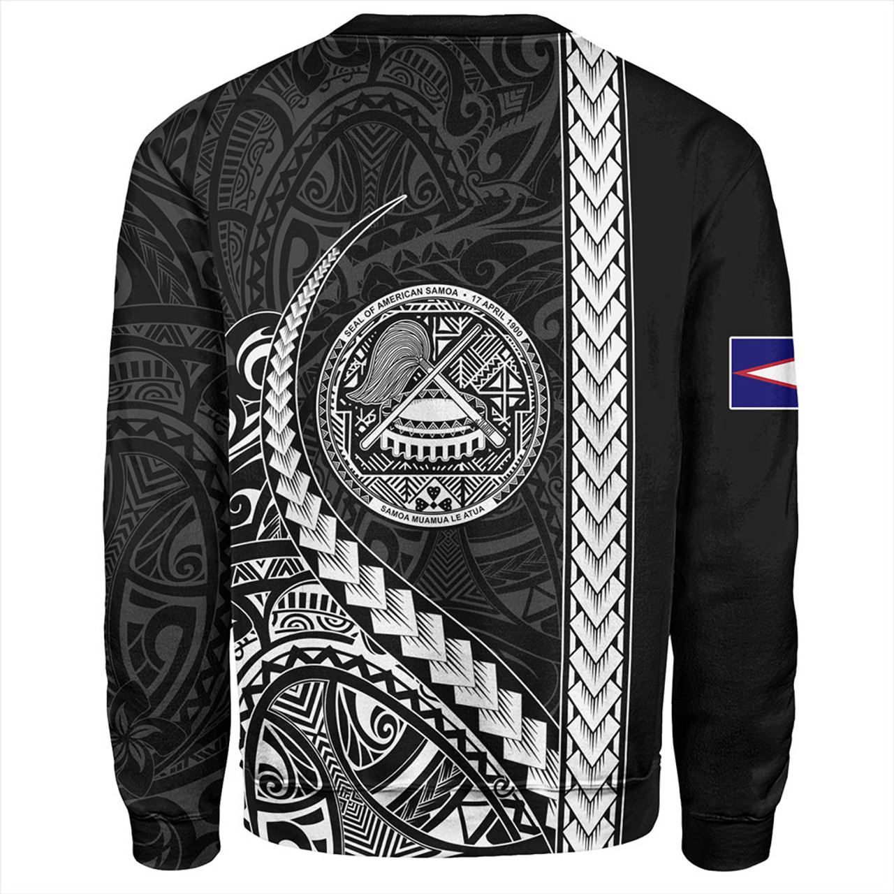 American Samoa Sweatshirt Samoa Tribal Polynesian Coat Of Arms