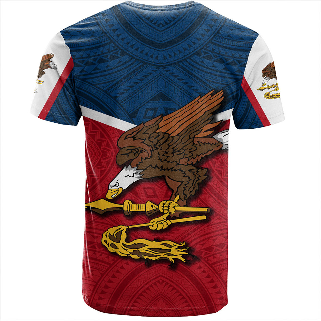 American Samoa T-Shirt Samoa Tribal Flag Sport Style