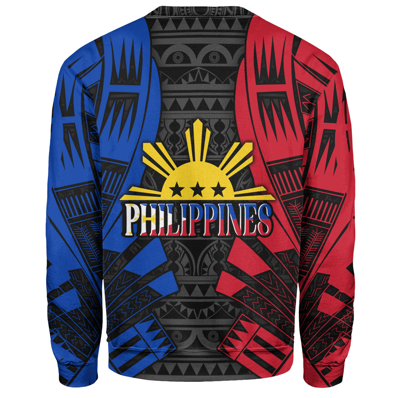 Philippines Filipinos Custom Personalised Sweatshirt Tattoo Style