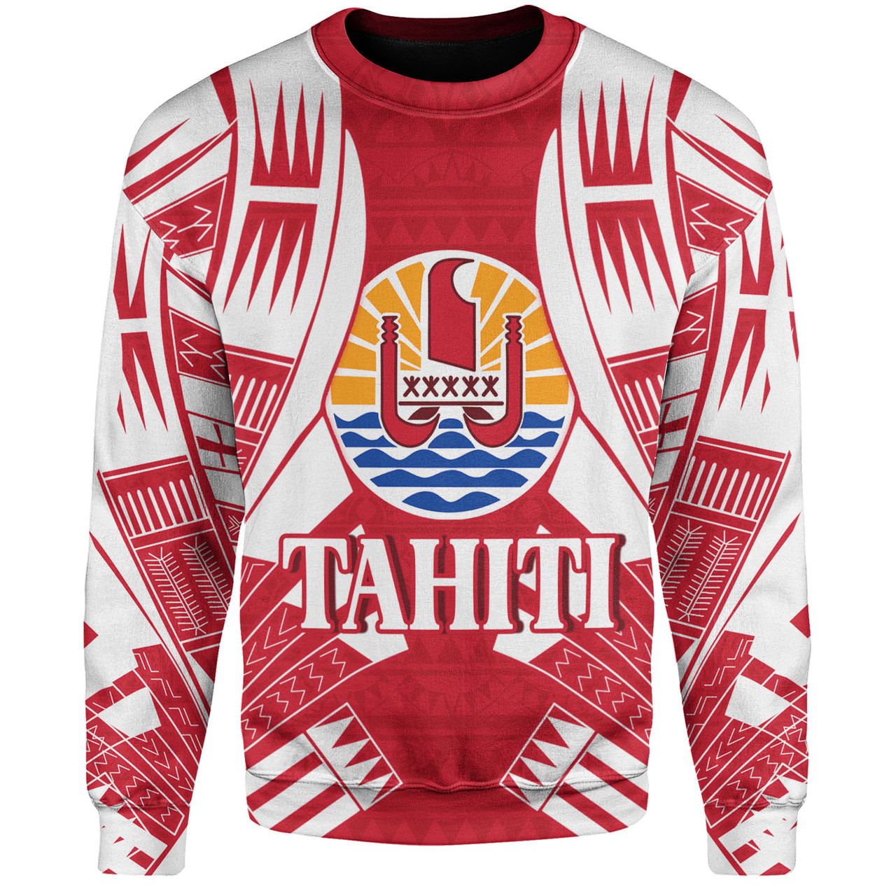 Tahiti Custom Personalised Sweatshirt Tattoo Style